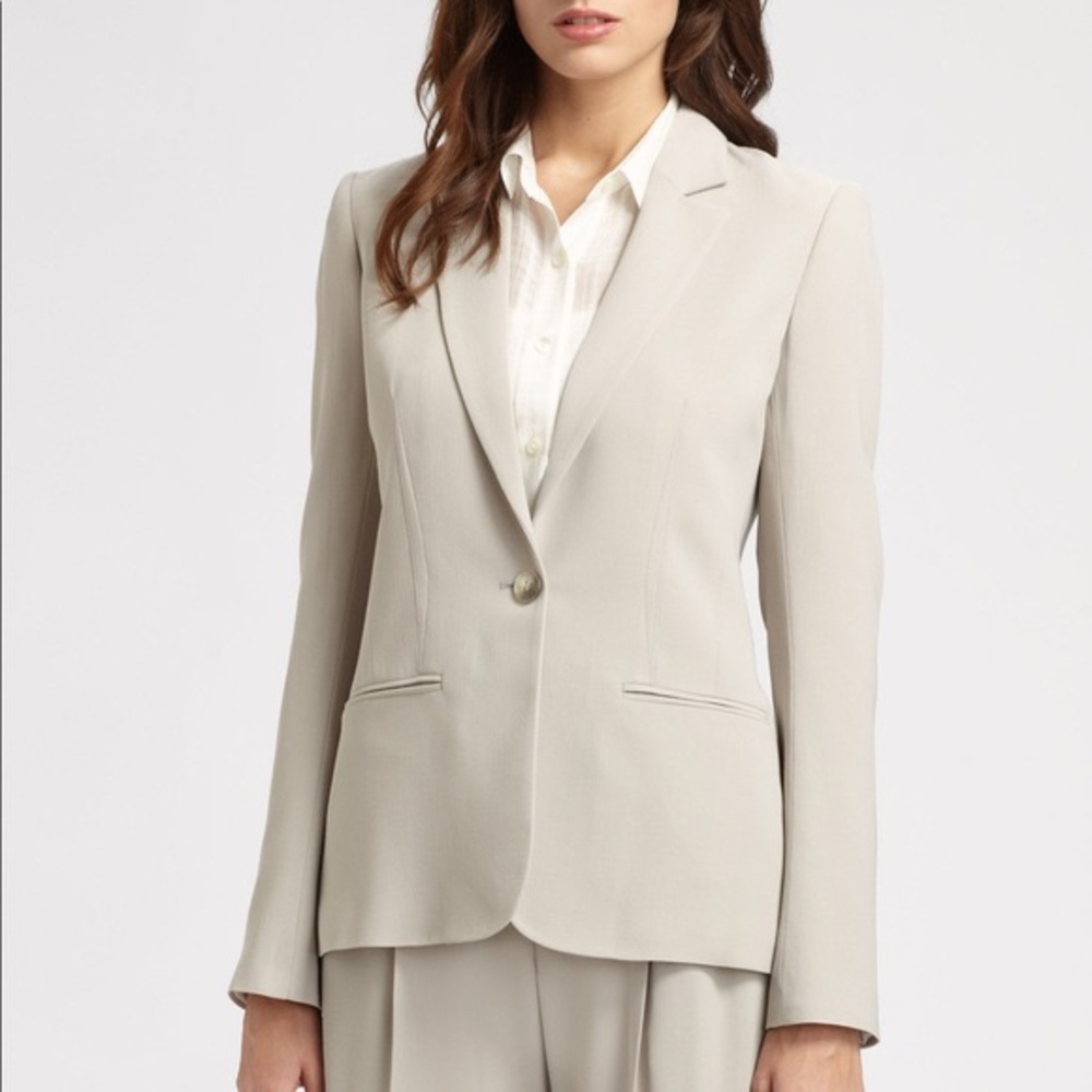 Theory Shinna bistretch white blazer
